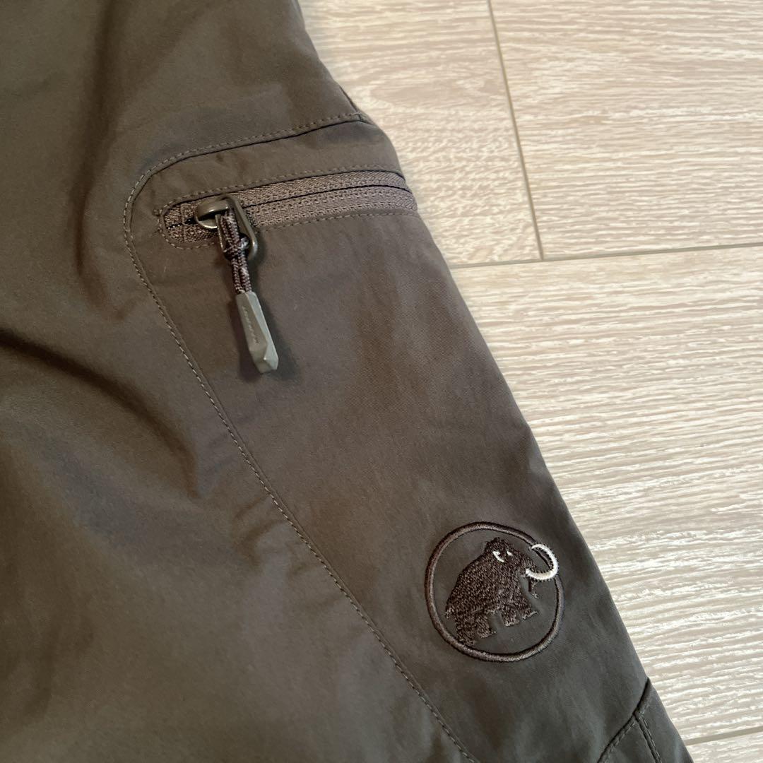 MAMMUTアウトドア用ダークオリーブパンツMサイズ