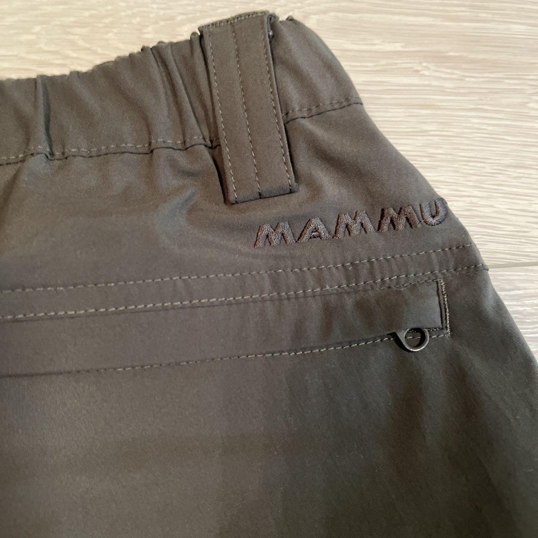MAMMUTアウトドア用ダークオリーブパンツMサイズ