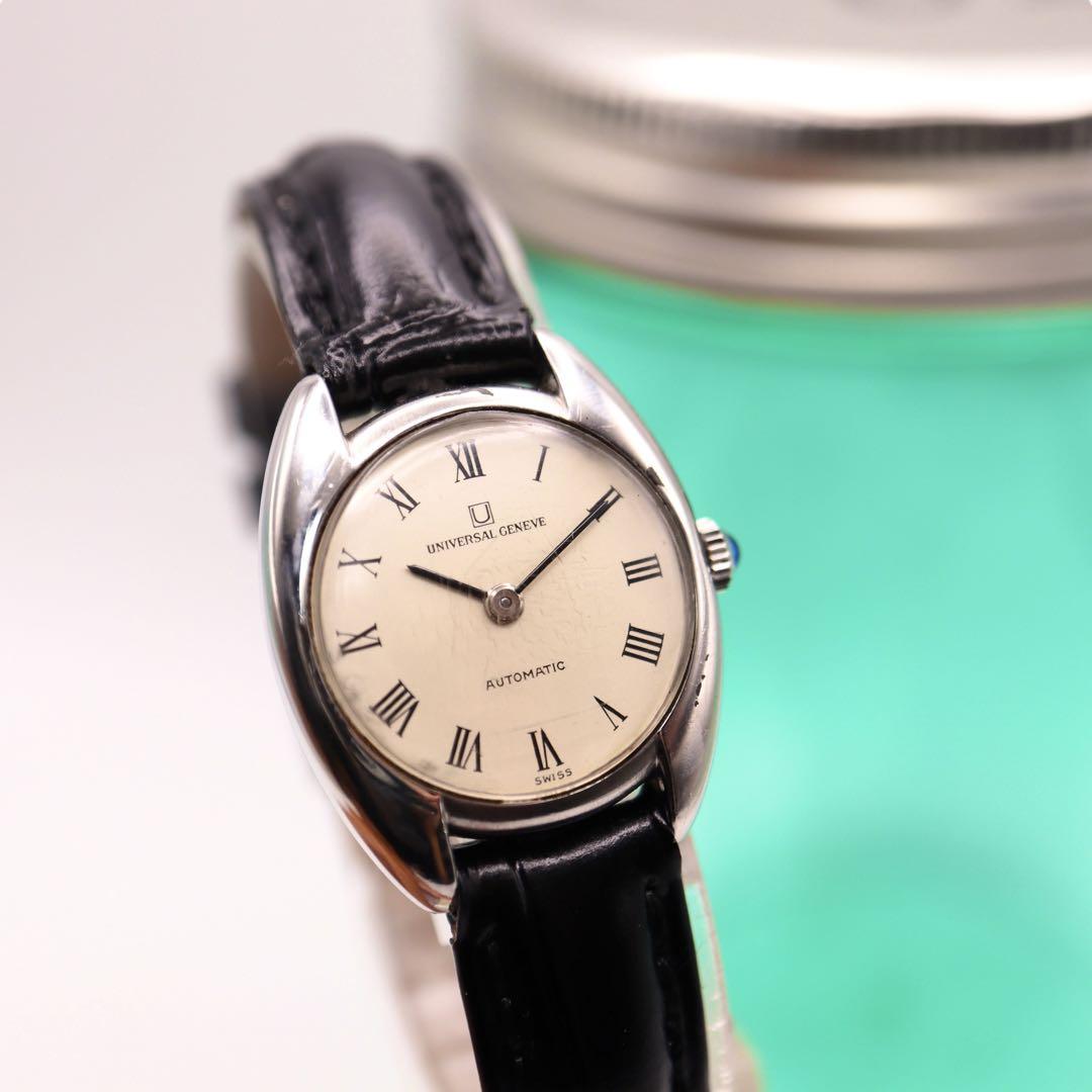 専用UNIVERSALGENEVE ラウンド 手巻き シルバー 腕時計 1036