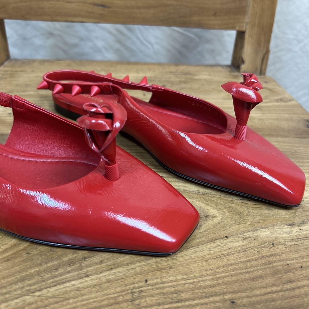 【１着でも送料無料】 ローズファンタスティック Dior Christian サンダル 美品 赤 靴