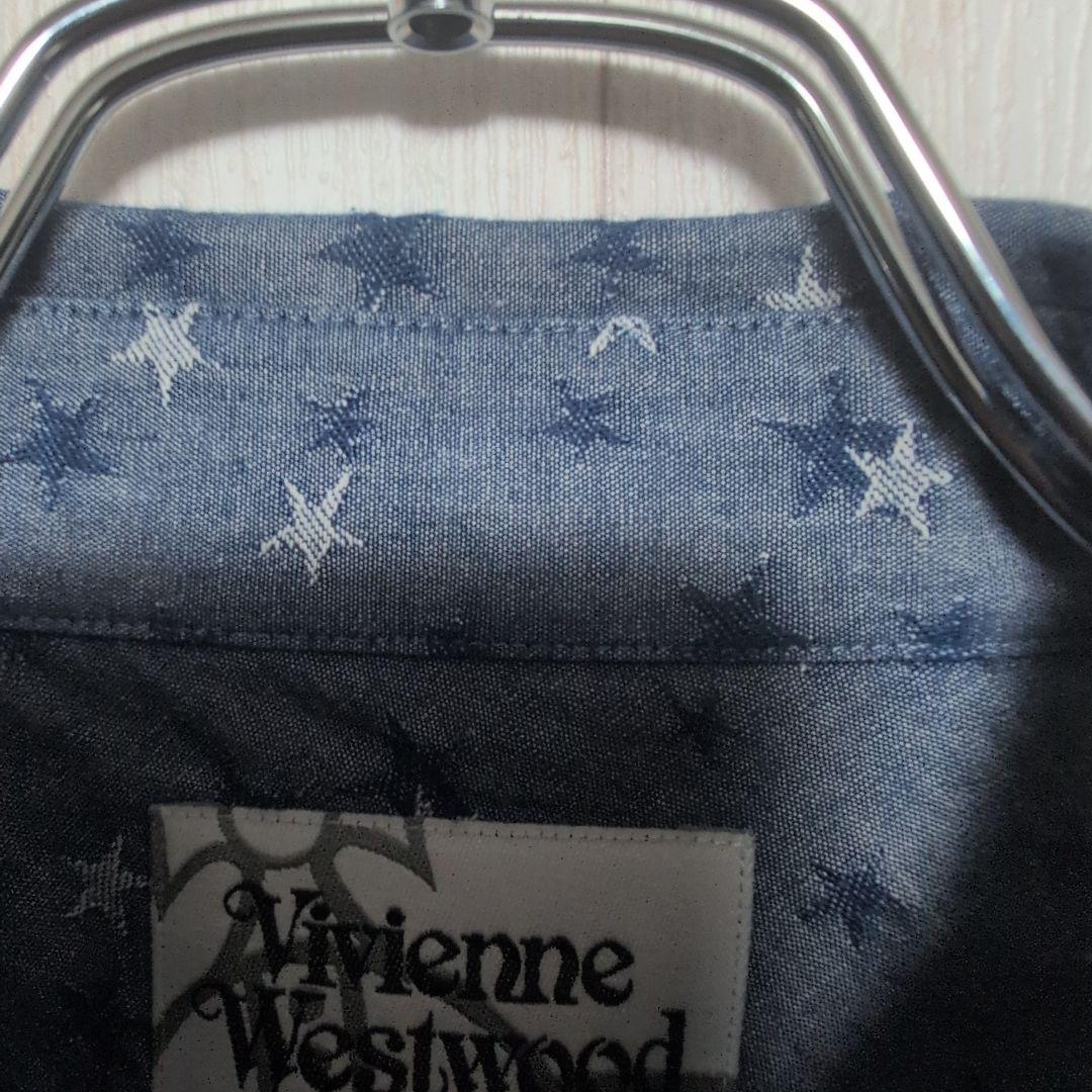 Vivienne Westwood メンズ 長袖 シャツ 総柄 星 スター