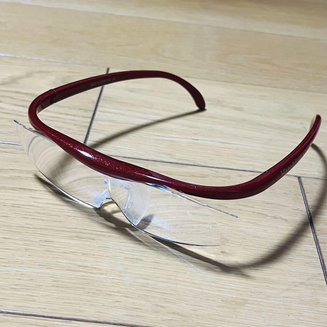 Hazukiハズキルーペ1.6x1.6倍レッド