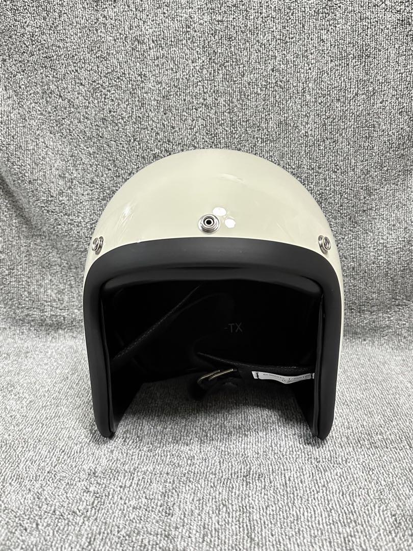 500TXタイプ　小帽体　スモールジェットヘルメット　アイボリー　L サイズ
