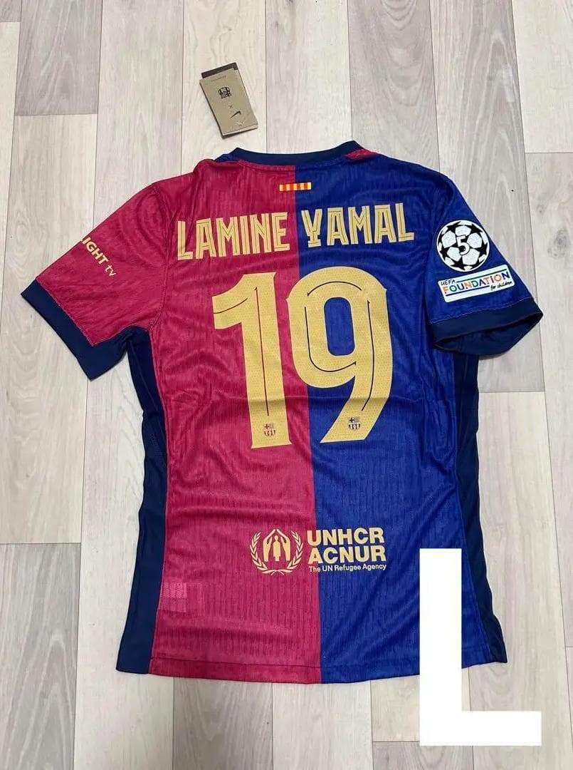 新品未使用 ヤマル #19 バルセロナユニフォーム サッカー ジャージ