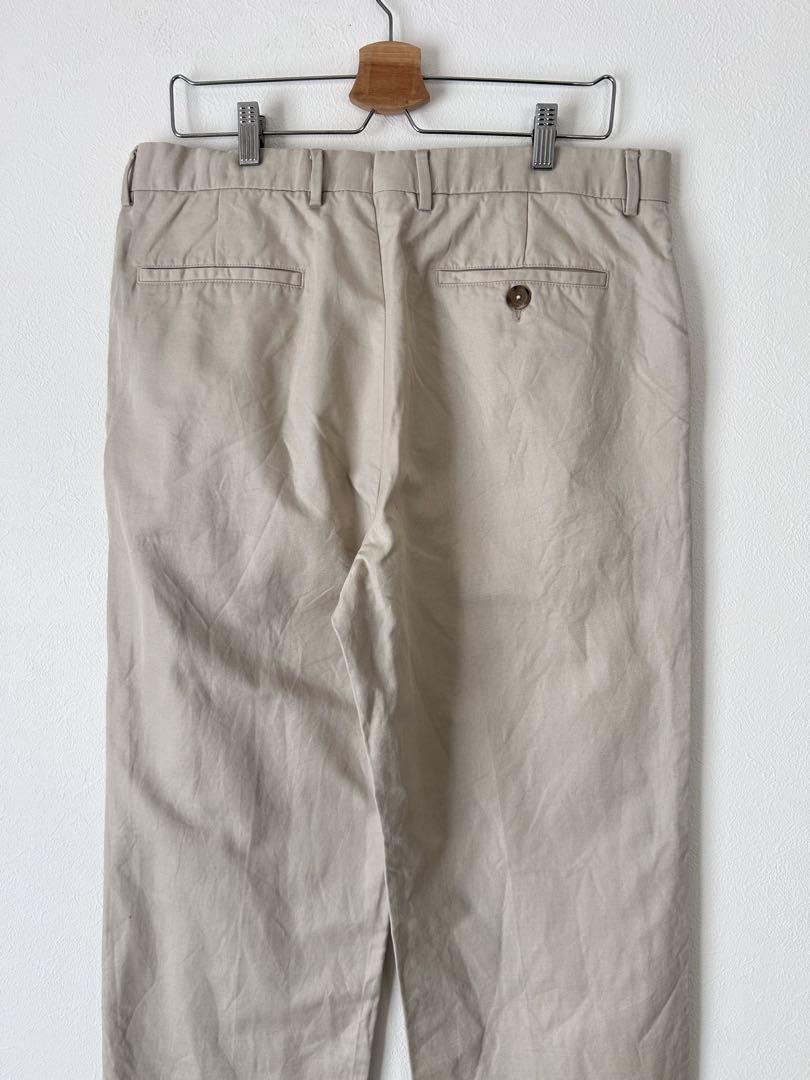 90's BANANA REPUBLIC コットンリネン チノパン　ストレート