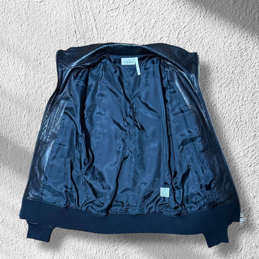 AZ by junhashimoto ラムレザー riri ダブルジップ古着 AZ by junhashimoto ラムレザー riri ダブルジップ古着