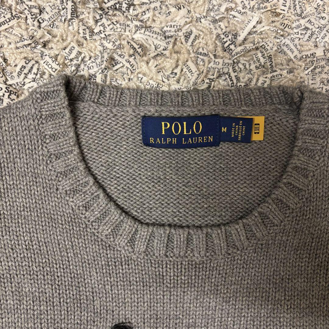 希少！美品✨POLO RALPH LAUREN ポロタイガー Mコットンニット