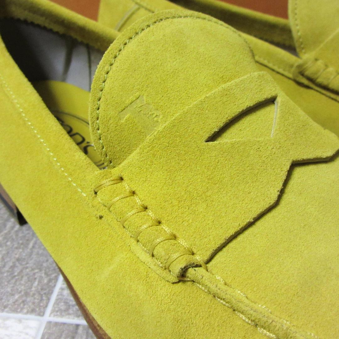 人気の雑貨がズラリ 新品 Uk6 革靴 レモンイエロー ローファー スエード 春夏 Tod S モカシン Labelians Fr