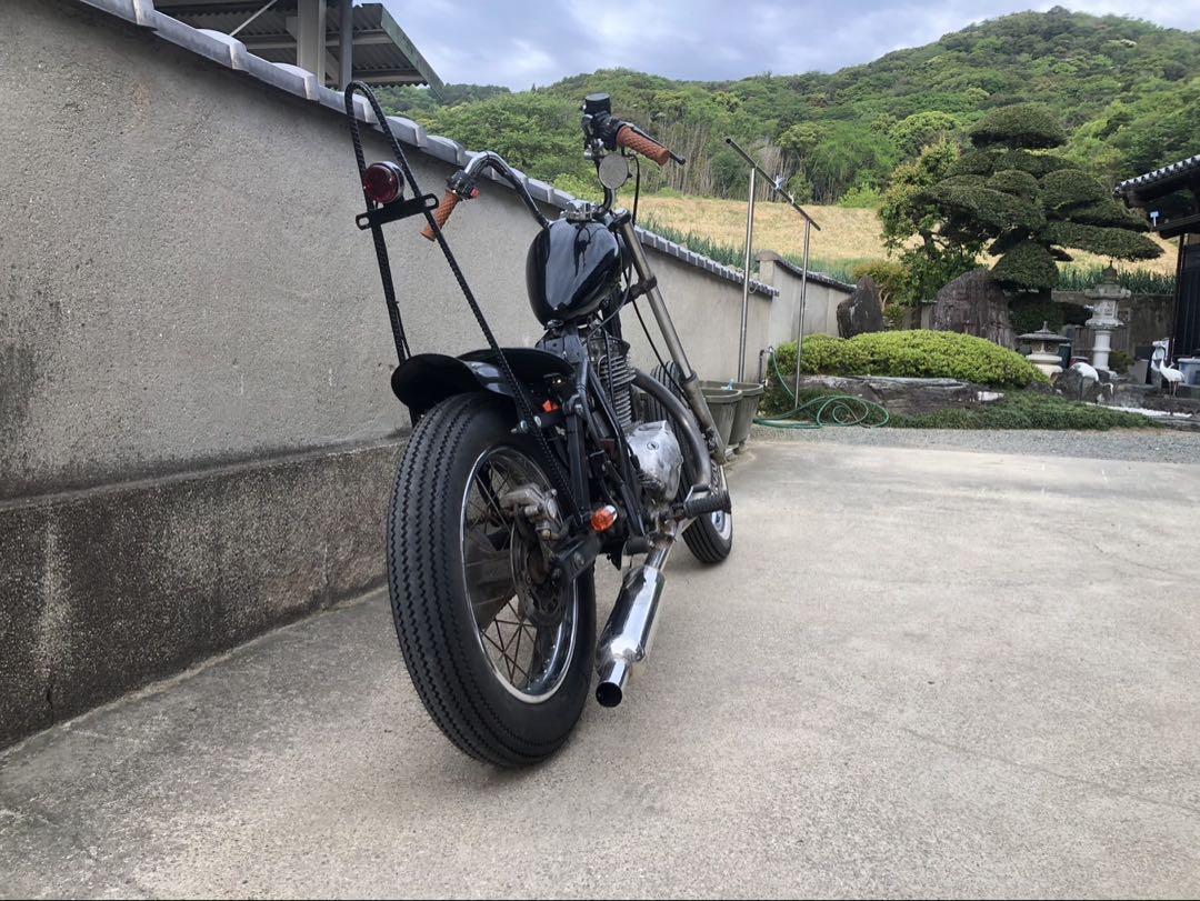 B級チョッパーフルカスタム！エストレヤ　カワサキ250tr グラストラッカーsr