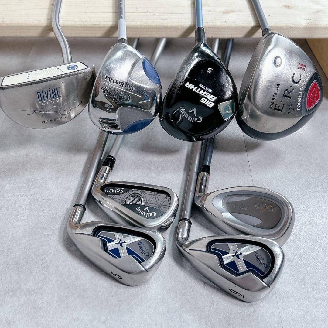 W629 Callaway レディース ゴルフ クラブ ハーフセット 10点 白