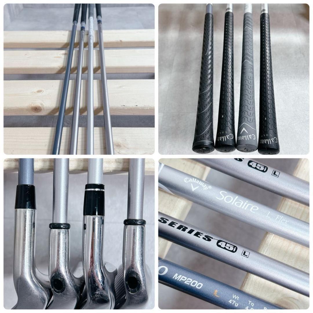 W629 Callaway レディース ゴルフ クラブ ハーフセット 10点 白