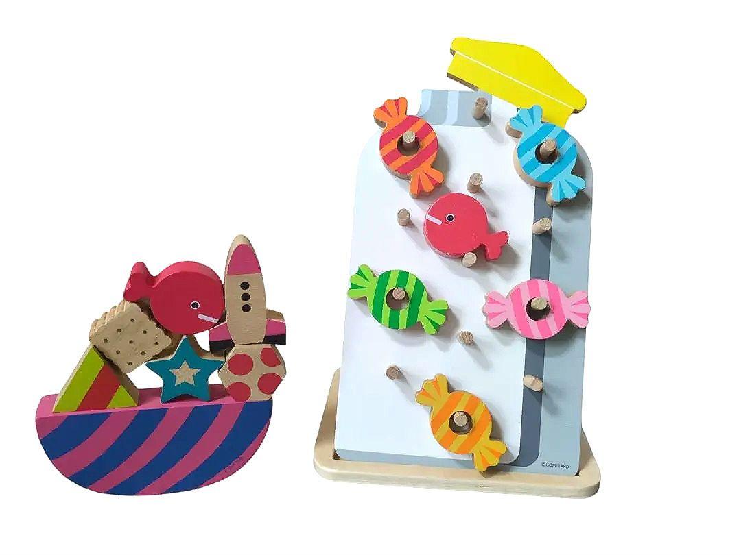TUMUGI 絵本のつみき きんぎょがにげた 絵本 おもちゃ　木製積み木