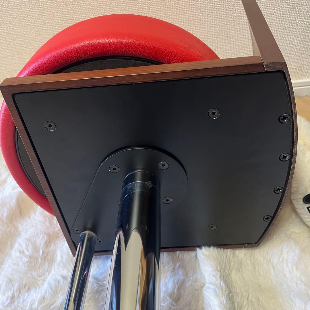 ★ポルトローナフラウ★ 赤 本革 スツール カウンターチェア ルスピーゲ ★ポルトローナフラウ★ 赤 本革 スツール カウンターチェア ルスピーゲ