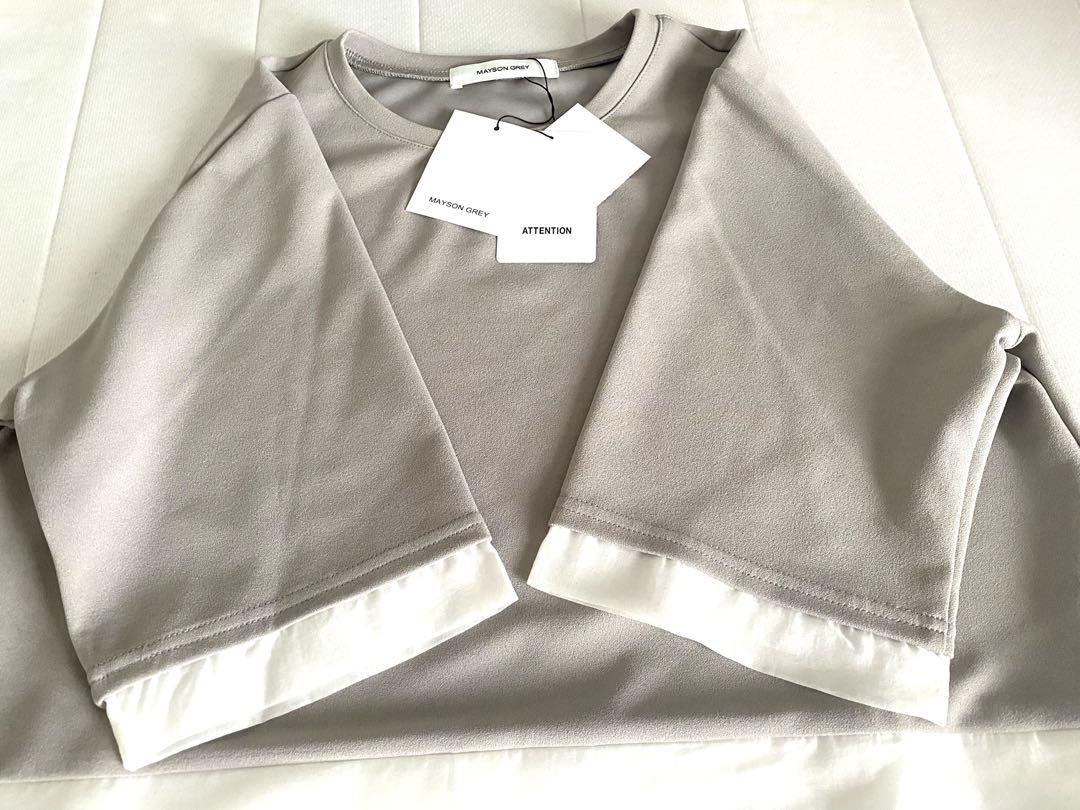 【国内正規総代理店アイテム】 MAYSON GREY メルカリ - 半袖チュニック ATTENTION トップス