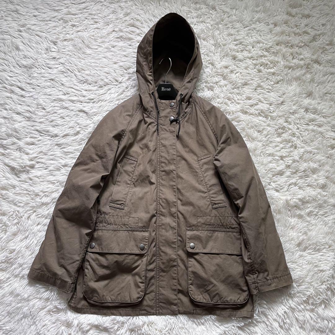 良品　MHL.マーガレットハウエル モッズコート ライナー付き　S オリーブ