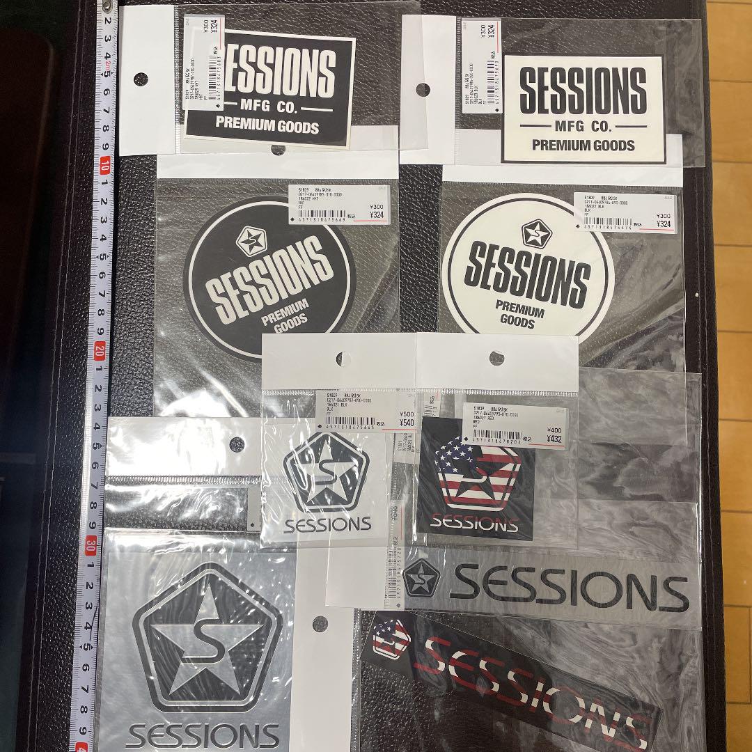 SESSIONS セッションズ ステッカー9枚セット スノーボード スポーツ - メルカリ SESSIONS セッションズ ステッカー9枚セット スノーボード スポーツ - メルカリ