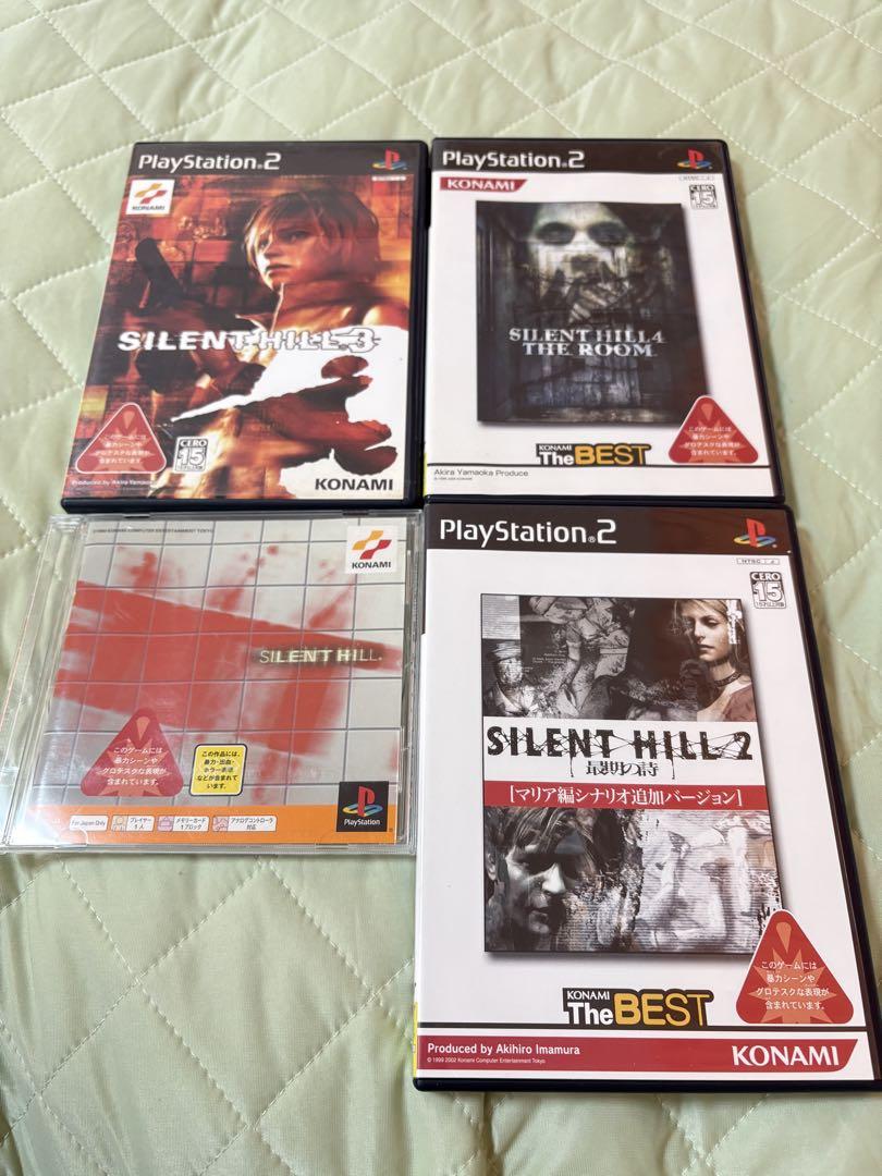 美品　サイレントヒル　silent hill ps ps2 まとめ
