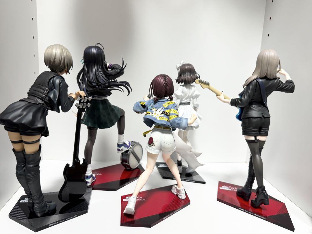 コトブキヤ ガールズバンドクライ フィギュア 5体 コンプ 表情替えパーツ付き コトブキヤ ガールズバンドクライ フィギュア 5体 コンプ 表情