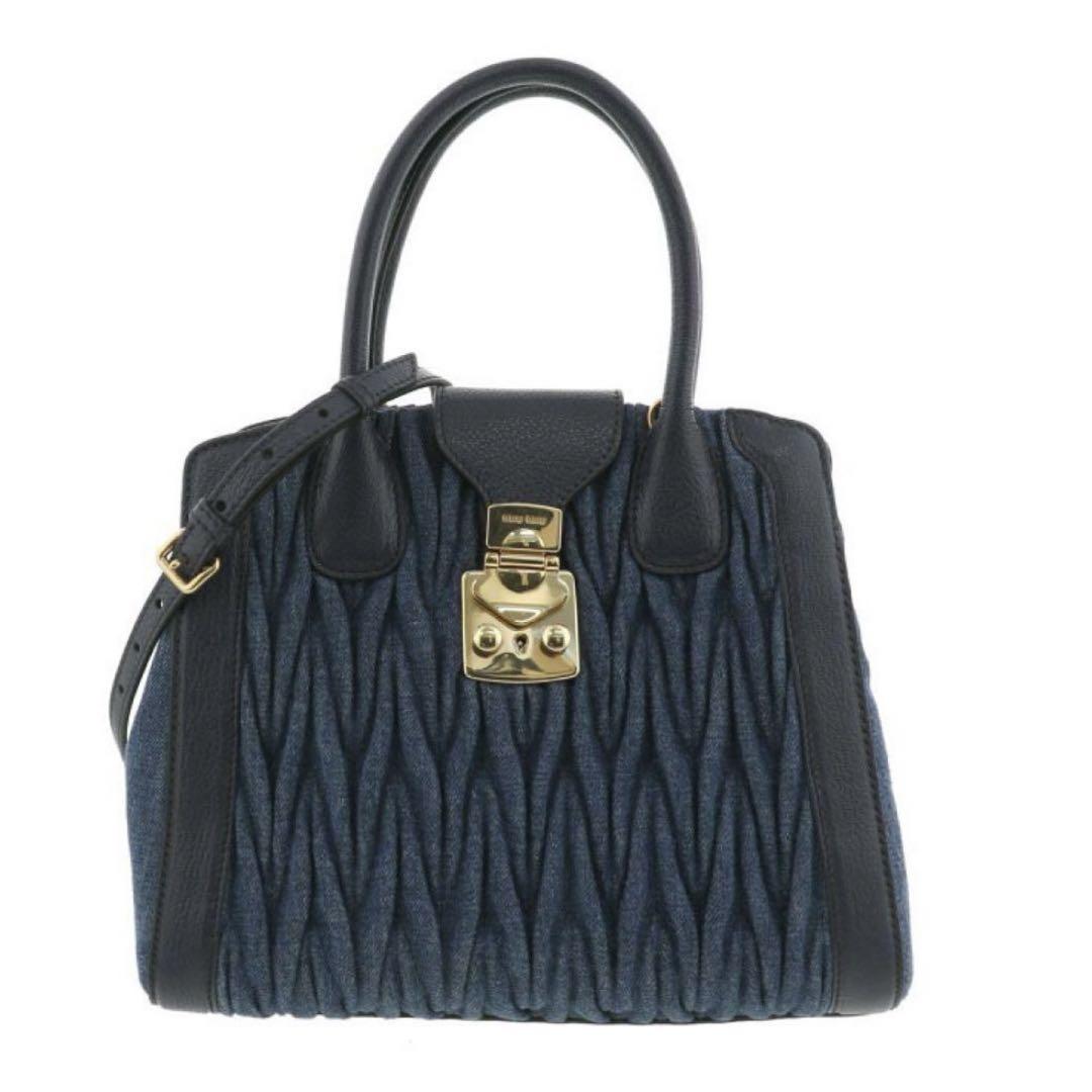 《★人気》マトラッセ デニムバッグ miumiu ミュウミュウ 画像1