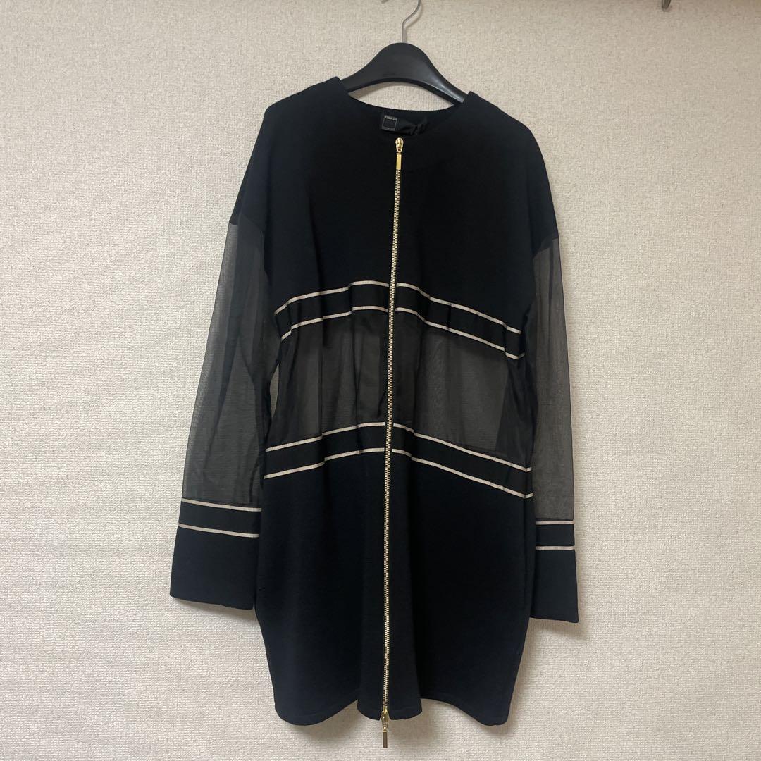 TOMASO Stefanelli 黒異素材アウター