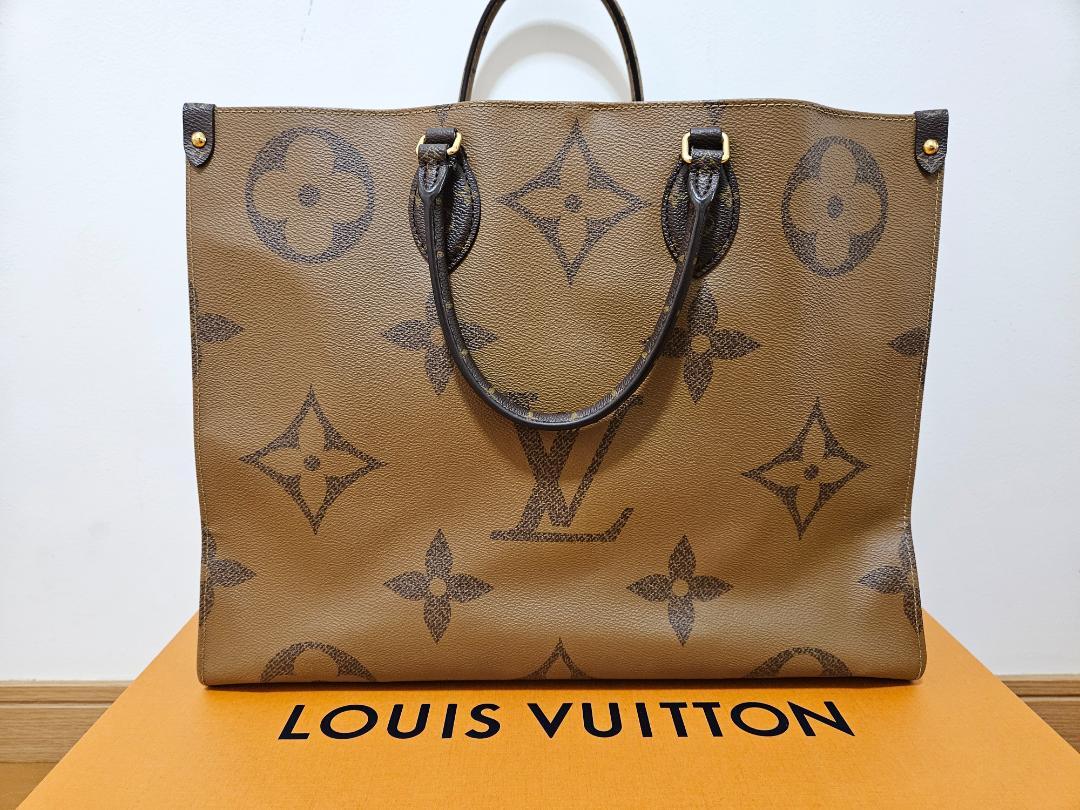 LOUIS VUITTON オンザゴーGM トートバッグ ブラウン