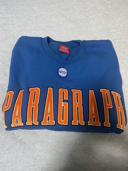 paragraph スウェット　ブルー