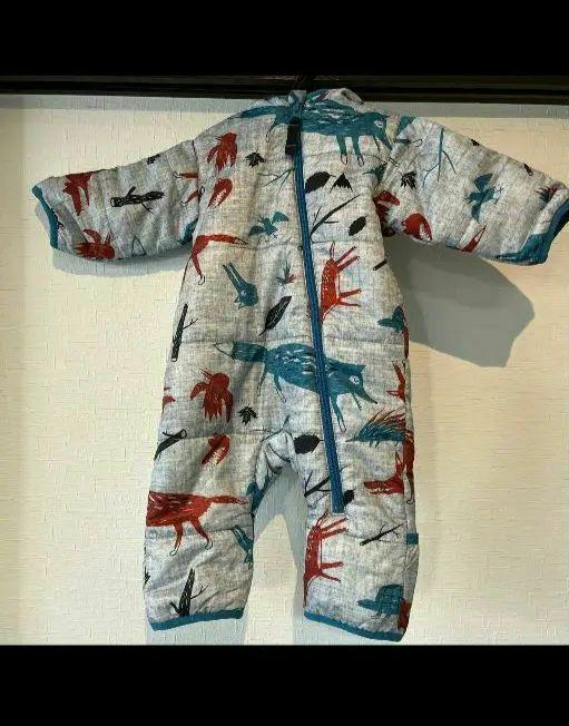 バートン　アニマル柄つなぎジャンプスーツ open collar belted assort l/s jump suit / 開襟ベルト付き