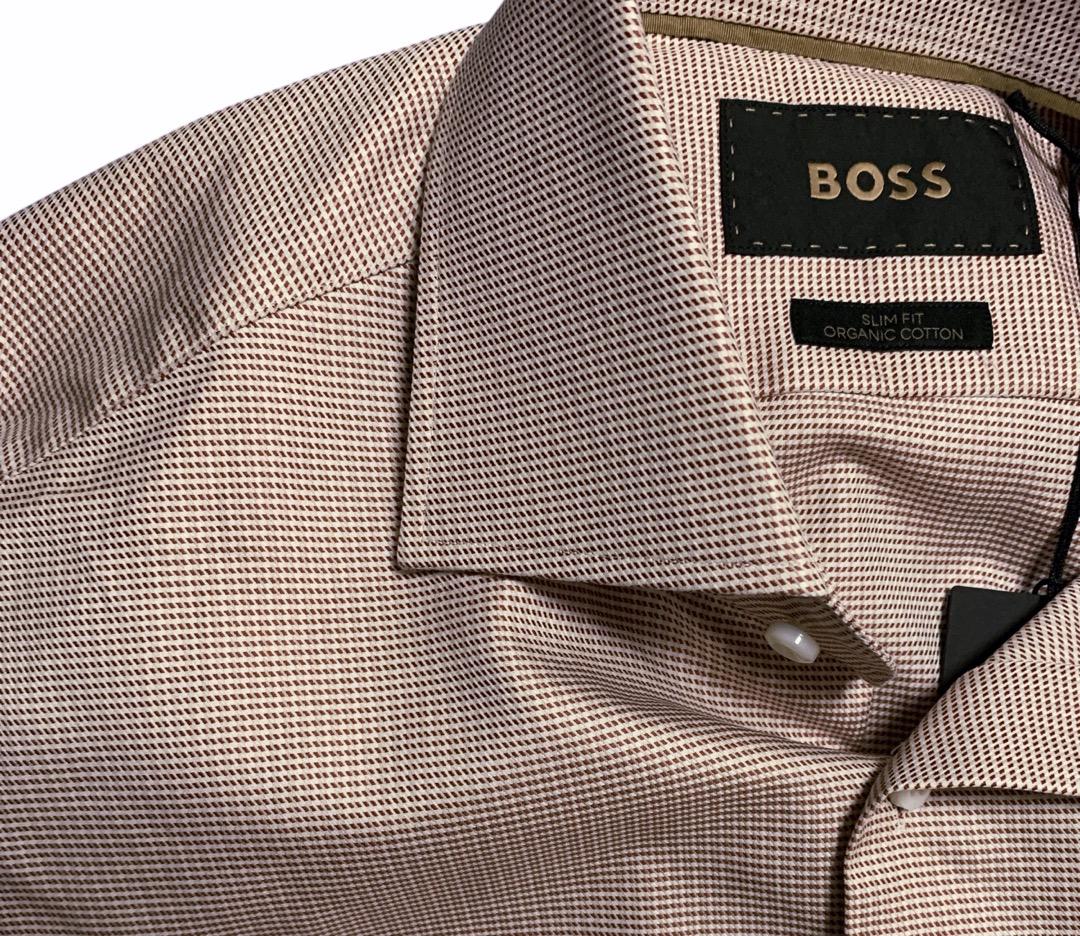 HUGO BOSS ヒューゴボス ピンストライプ柄メンズシャツ サイズ40