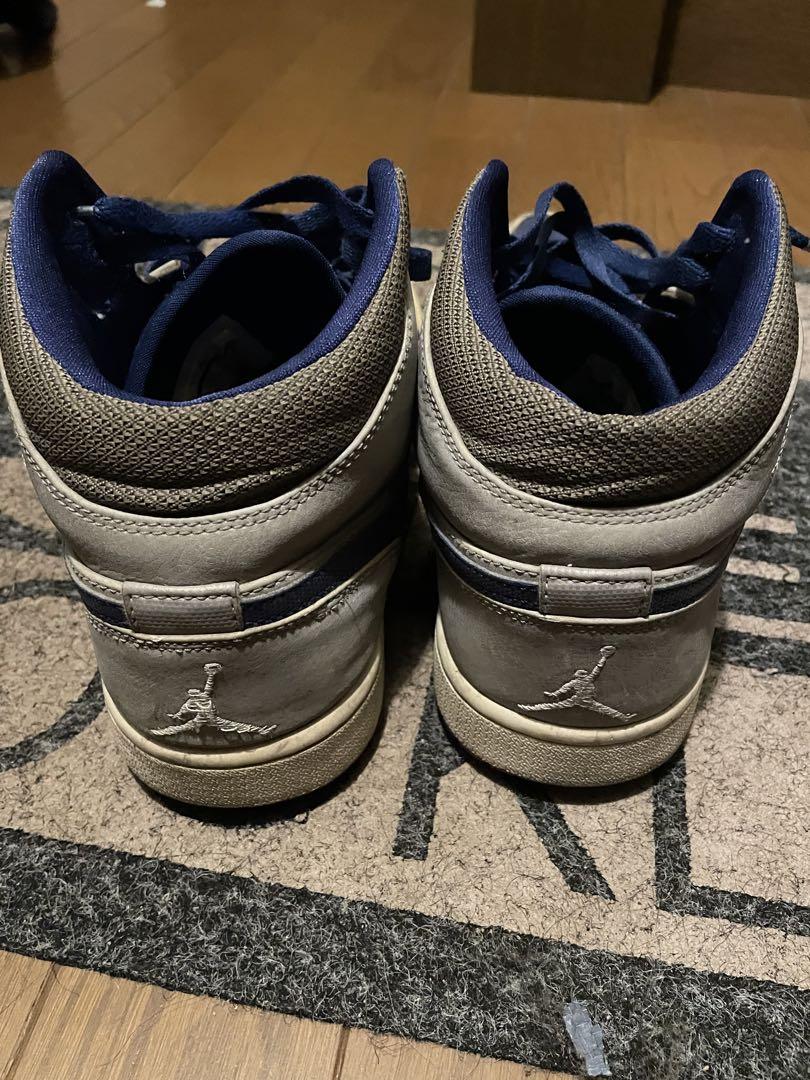Nike Air Jordan1 MID ネイビー/グレー スニーカー