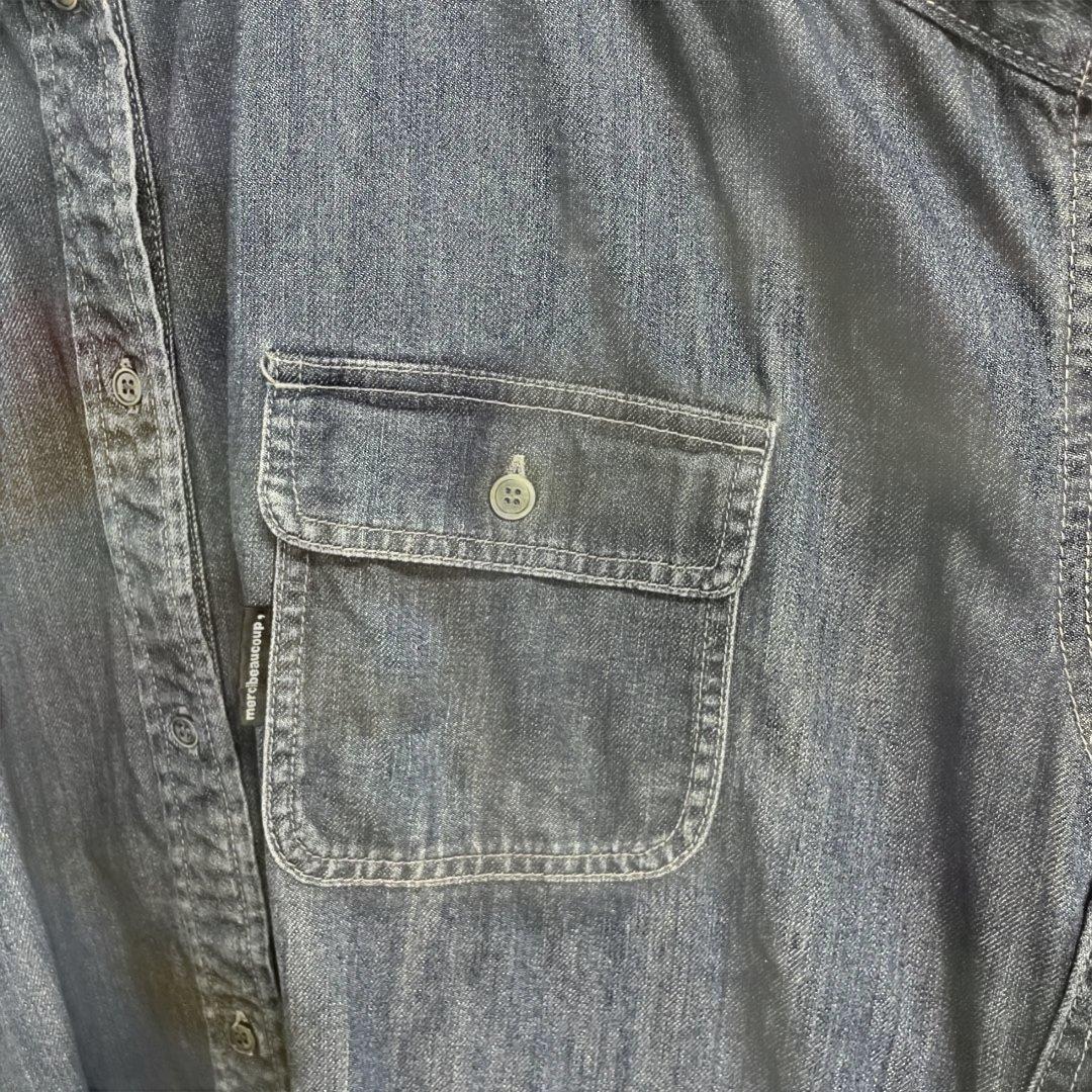 mercibeaucoup メルシーボークー　デニム シャツワンピース　長袖