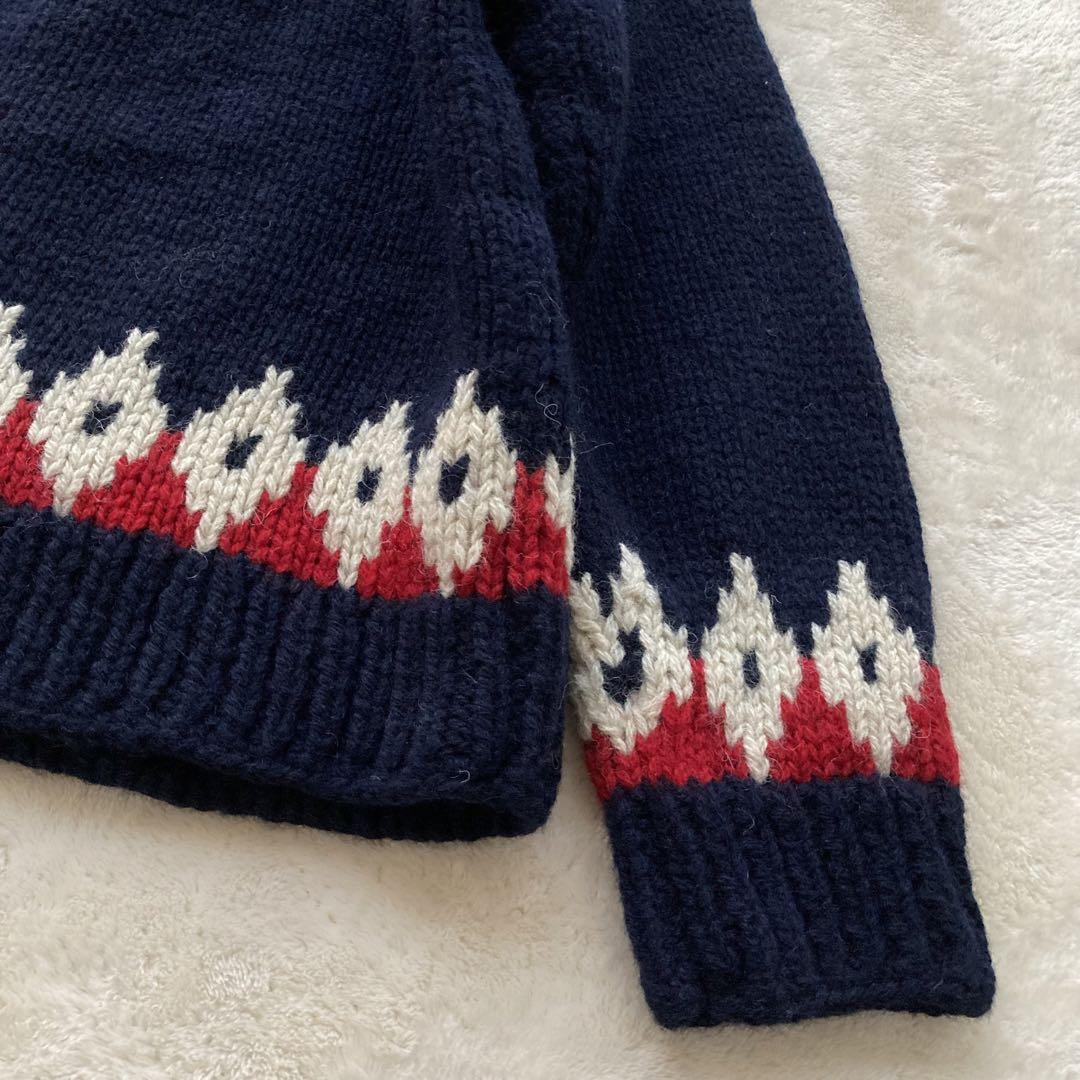 美品 スタンダードカリフォルニア ロンハーマン コラボ ウール カーディガン M