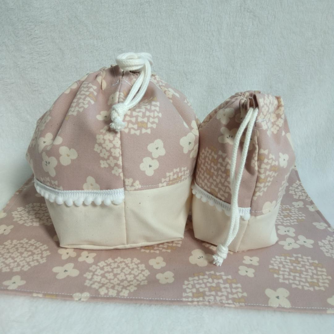 リネア あじさい柄♡レッスンバッグ 入園入学6点セット 女の子 上品　シンプル