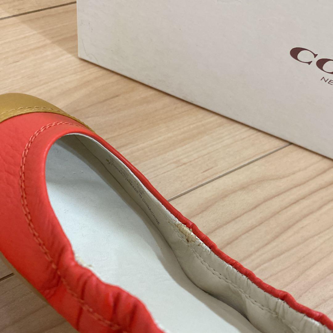 限定30%OFF COACH コーチ Q3611 9za7o-m76285209968 フラットシューズ 正規品爆買い