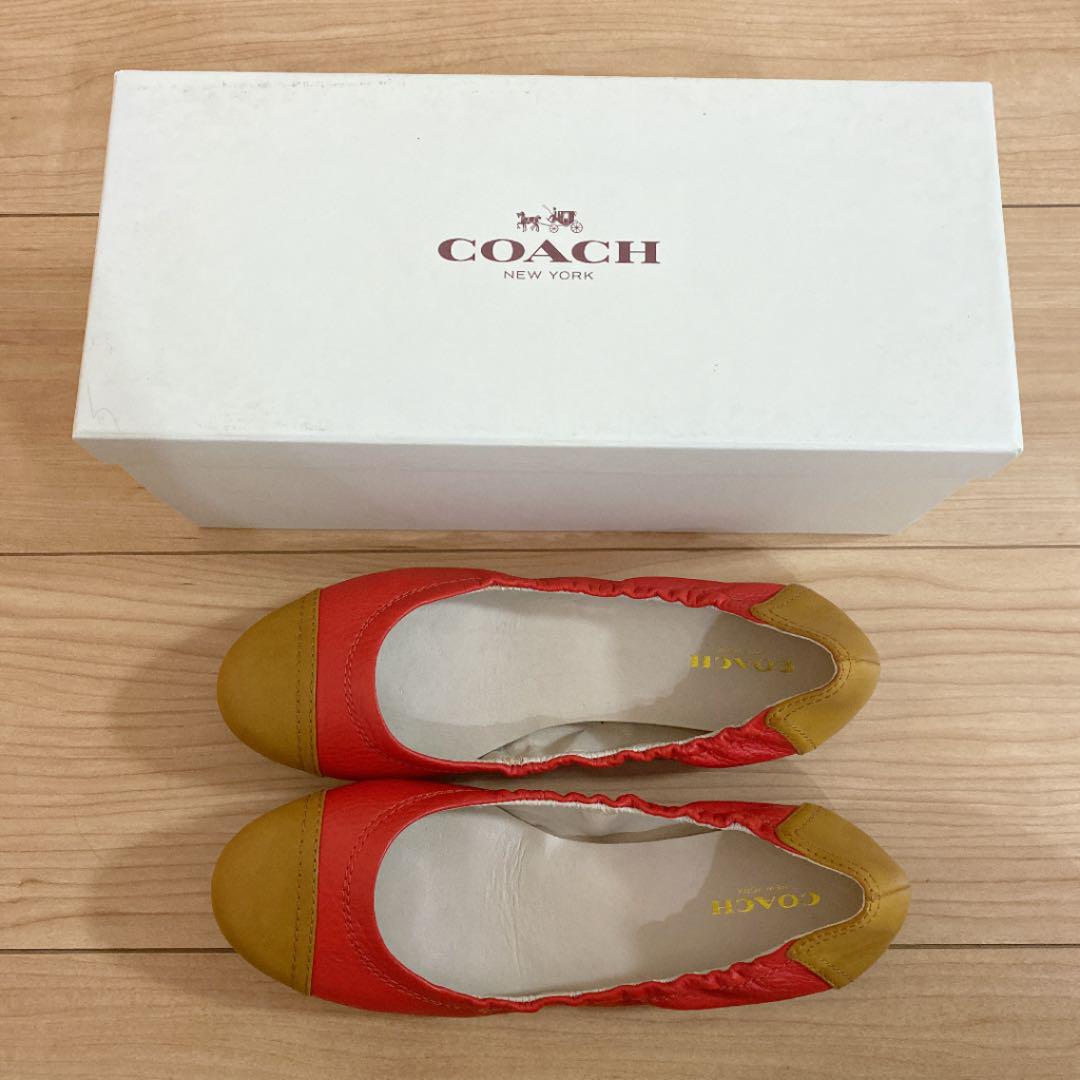 限定30%OFF COACH コーチ Q3611 9za7o-m76285209968 フラットシューズ 正規品爆買い