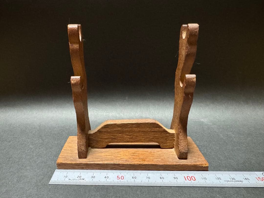 象牙台 木製 火縄銃 刀掛け 武具 日本刀 台 飾り台 象牙台 木製 火縄銃