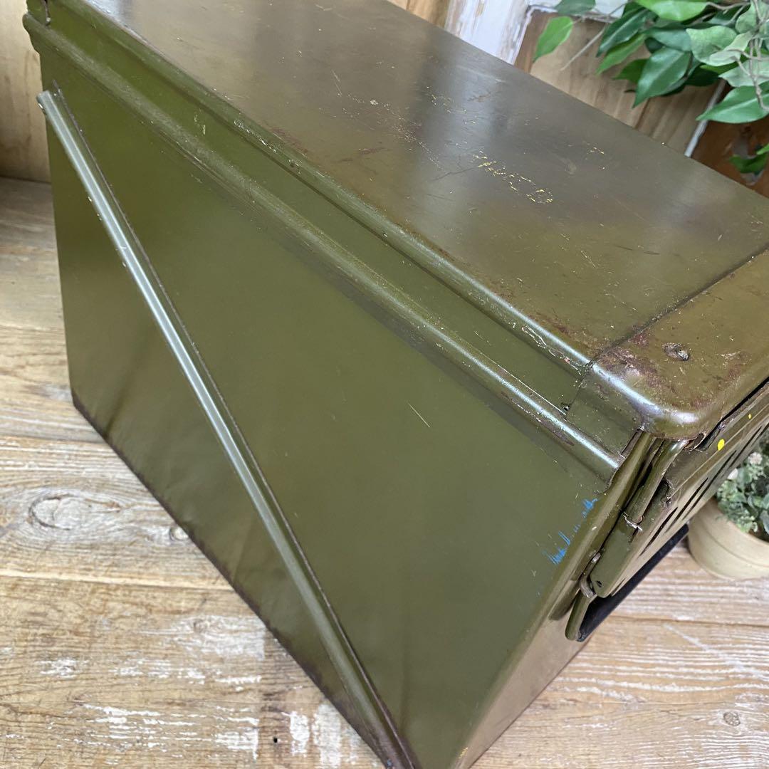 アメリカ軍USAミリタリーボックスアンモ缶アーモ缶弾丸箱インテリア収納ケース