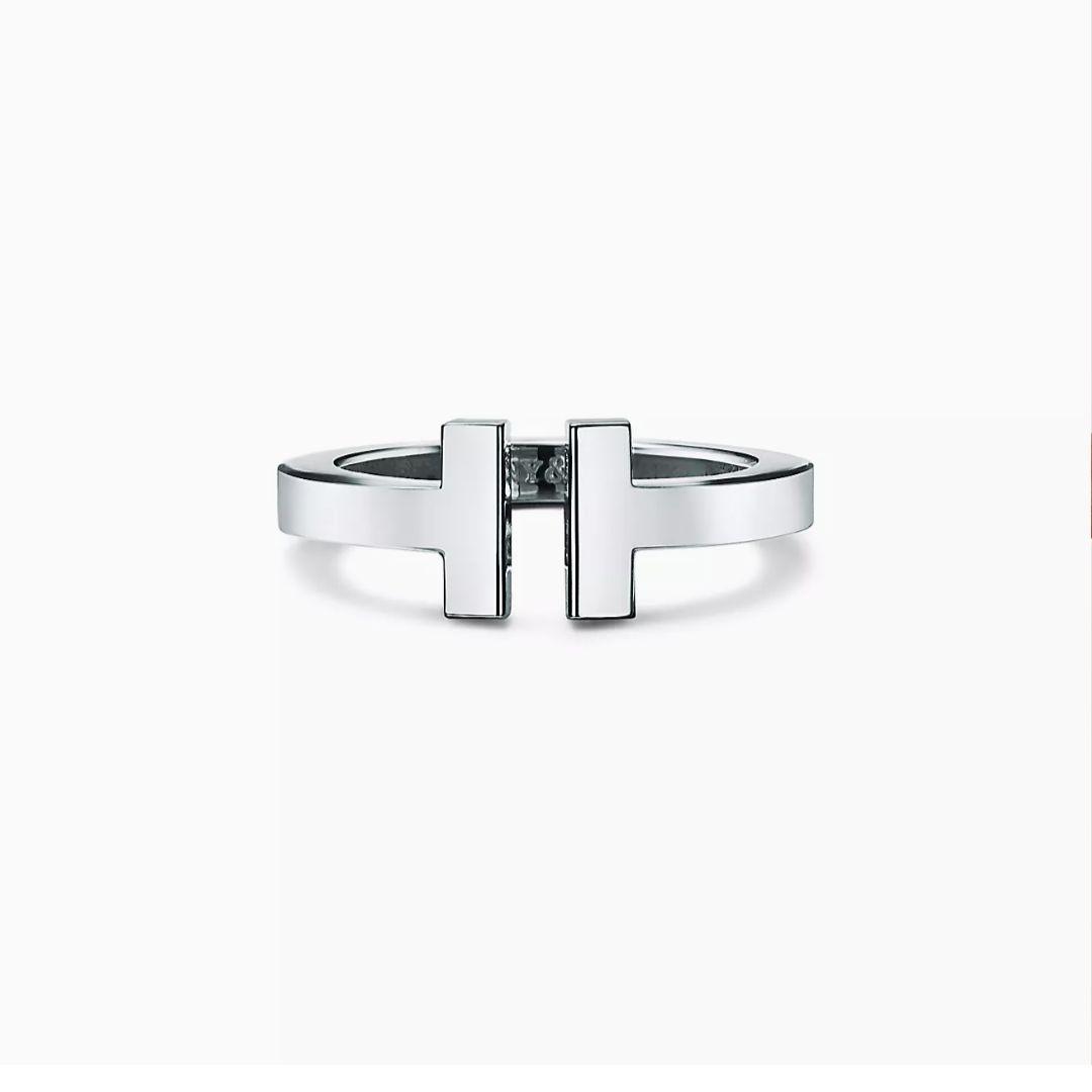 メーカー ティファニー TIFFANY Tスクエアリング 8号 Tワイヤー SV925 アクセサリー