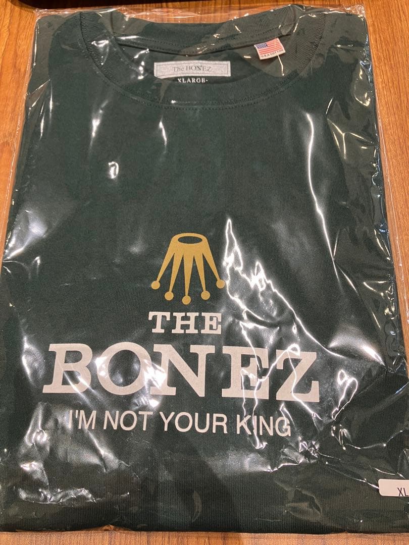 THE BONEZ CROWN tee グリーン XLサイズ THE BONEZ CROWN tee グリーン XLサイズ