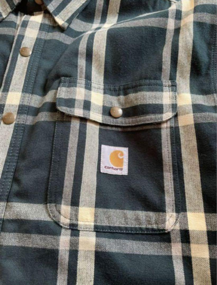carhartt チェック柄 ジャケット M Carhartt チェック柄ジャケット