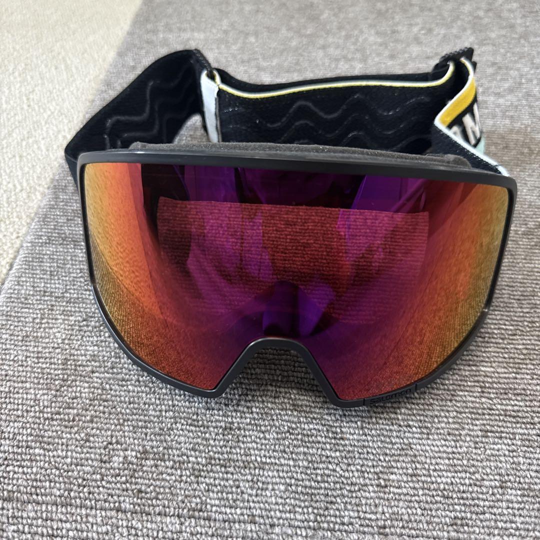 SALOMON フレームレスゴーグル オレンジレンズ スキー