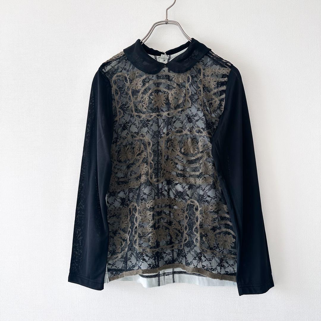 COMME des GARCONS コムデギャルソン / 丸襟レースブラウス