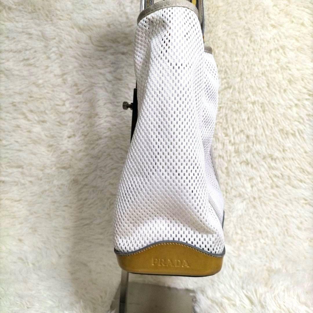 正規店仕入れの メッシュ 希少 プラダ PRADA 末まで出品 トートバッグ メルカリ - バッグ