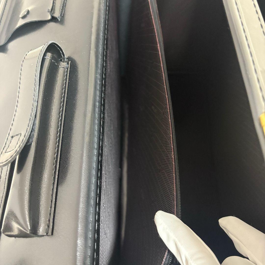 極美品✨️ JAL×ACE パイロットケース オールレザー 黒 本革