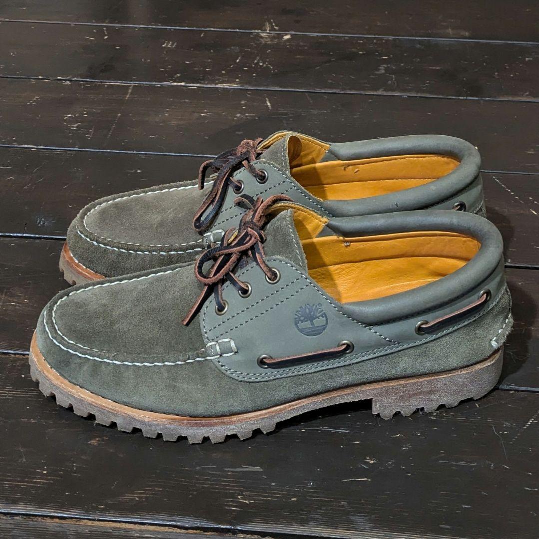 美品 Timberland ティンバーランド 3eye スリーアイ カーキ