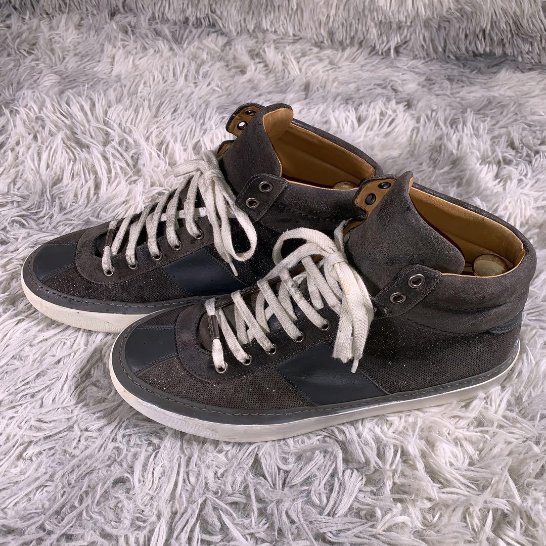 JIMMY CHOO【43】ハイカットスニーカー　イタリア製 JIMMY CHOO【43】ハイカットスニーカー イタリア製 メンズ