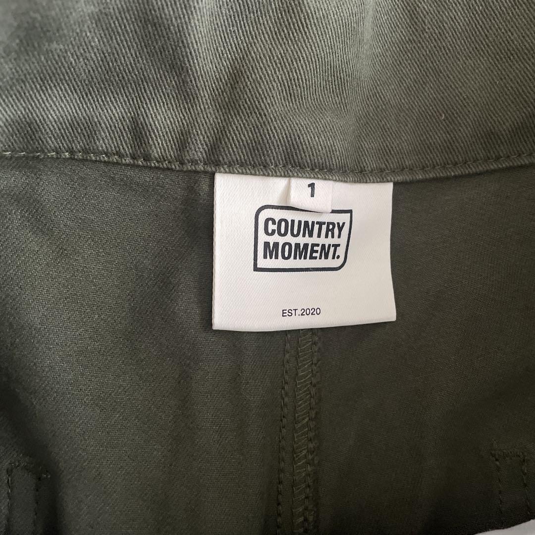 COUNTRY MOMENT カーゴパンツ オリーブグリーン 値下げ交渉可能