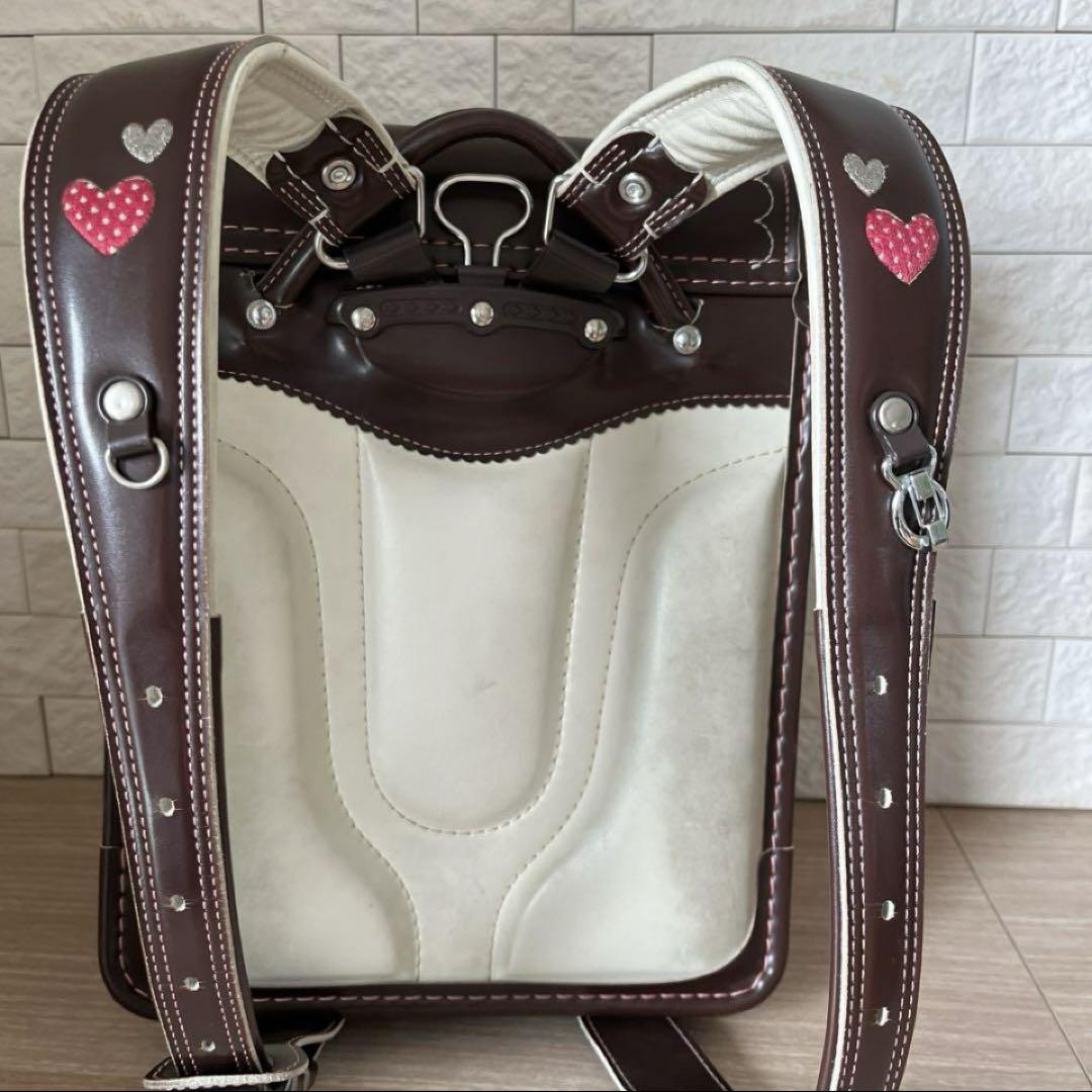 ランドセル かるすぽハート刺繍 トップバリューかるすぽハート刺繍ランドセルA4フラットファイ
