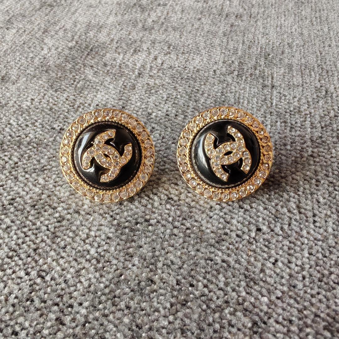 CHANEL ココマーク パール ピアス ゴールド