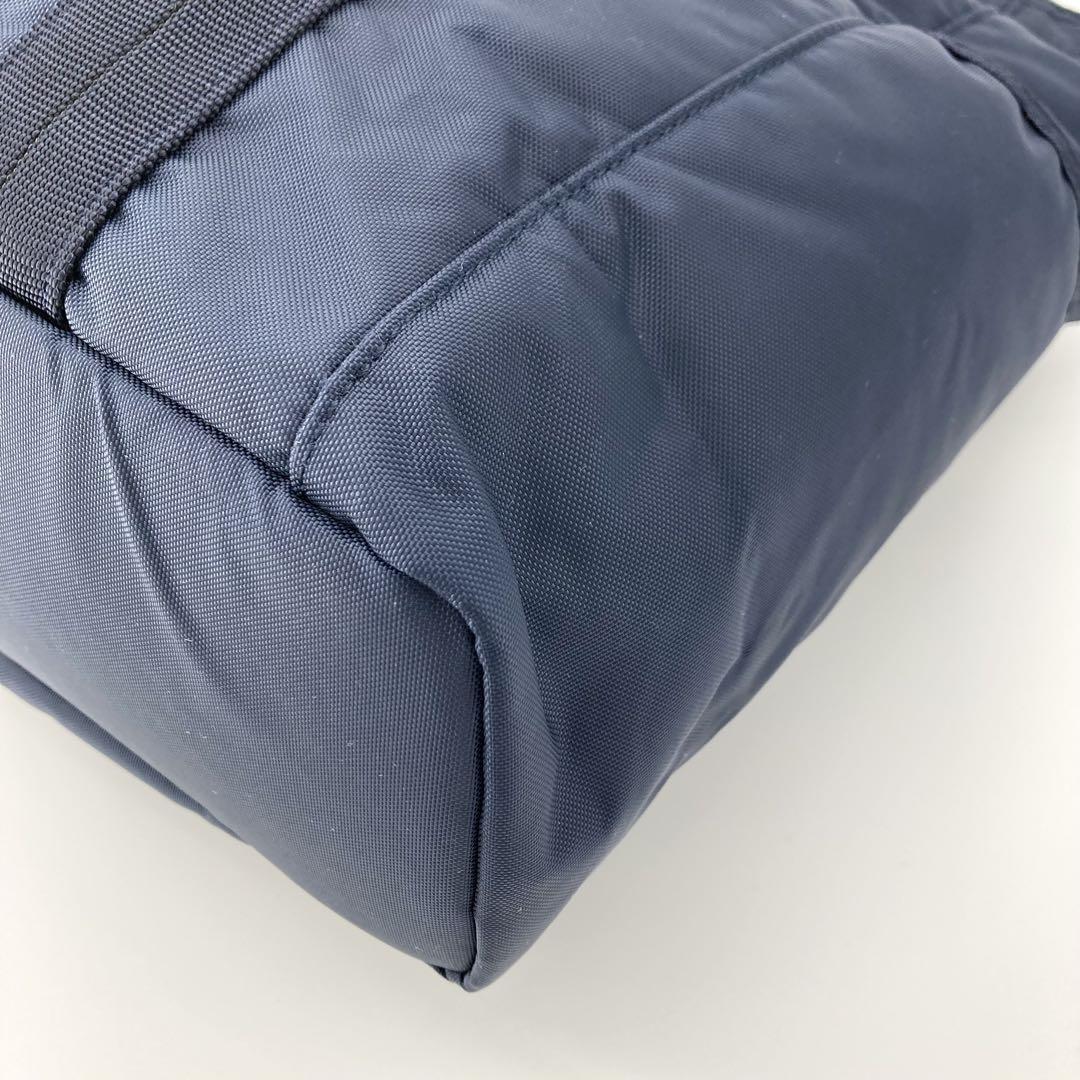 極美品 ポーター PORTER トートバッグ フラッシュ 紺色 A4収納 完売