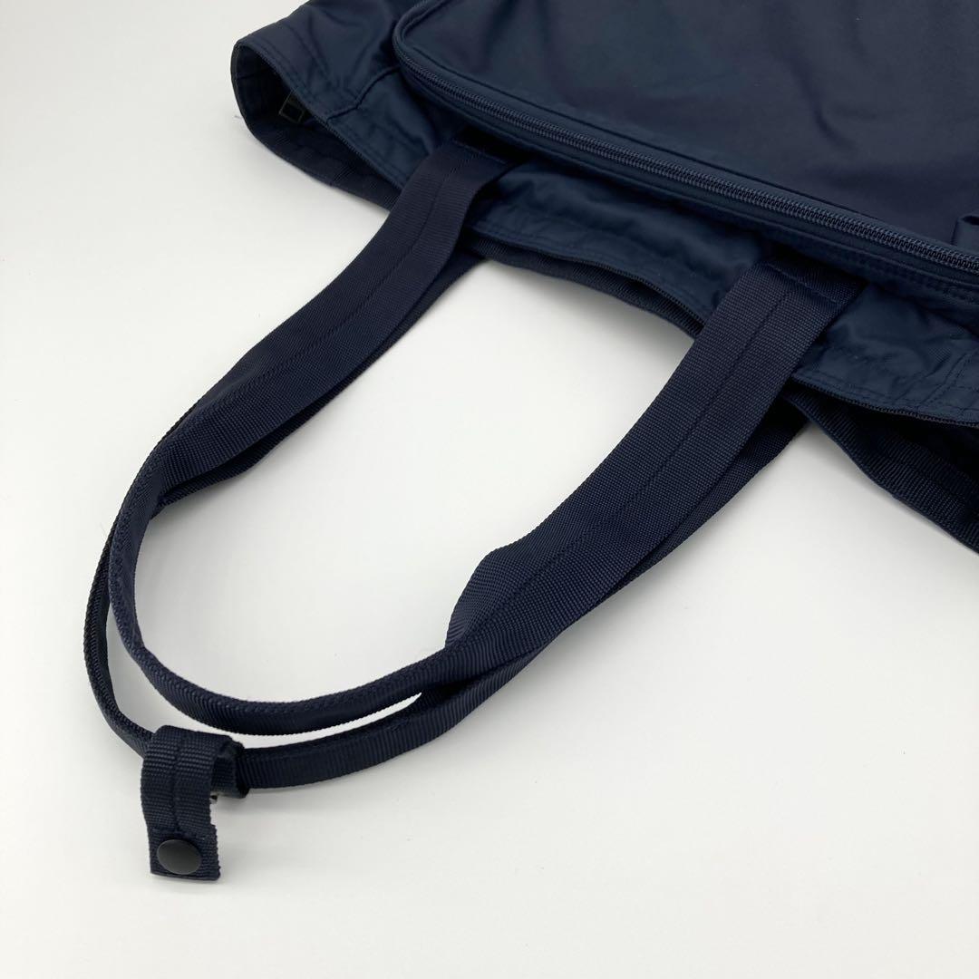 極美品 ポーター PORTER トートバッグ フラッシュ 紺色 A4収納 完売